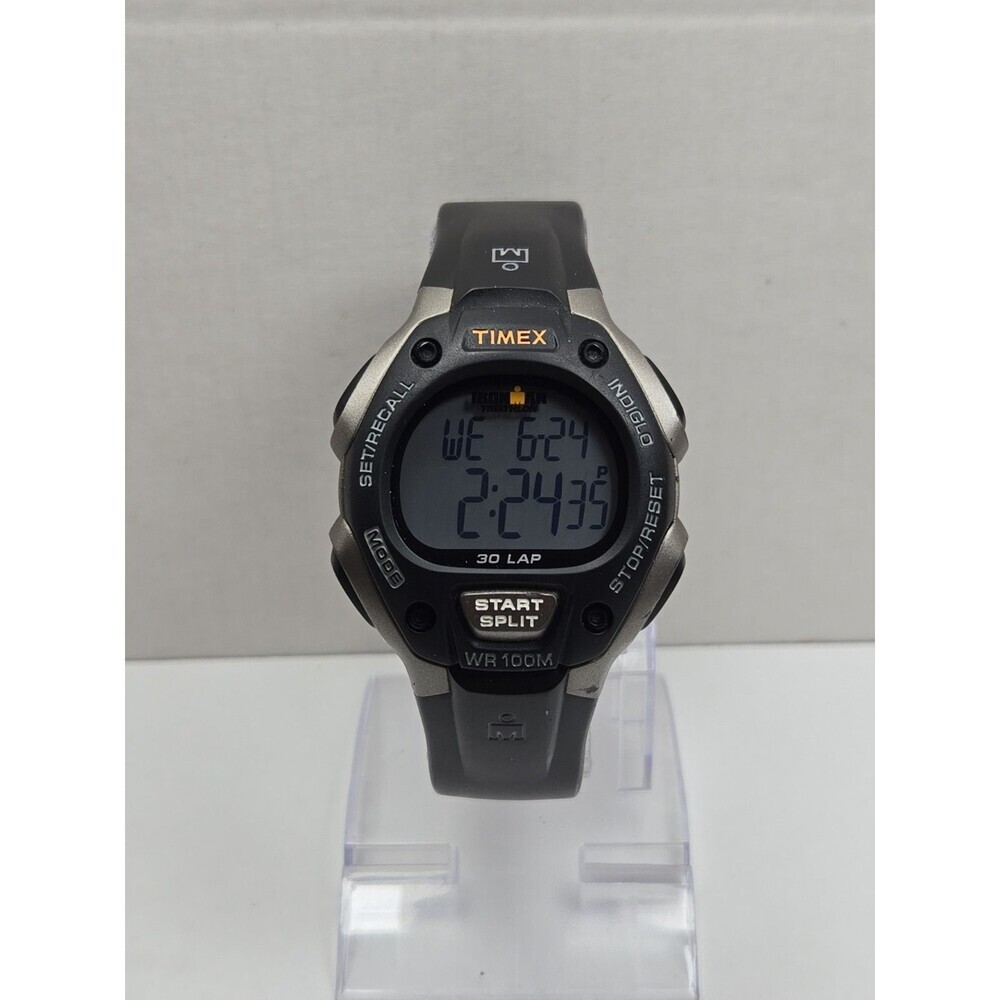 Timex Ironman Classic 30 Lap Watch 40mm Indiglo WR100M New Battery Quartz Mens